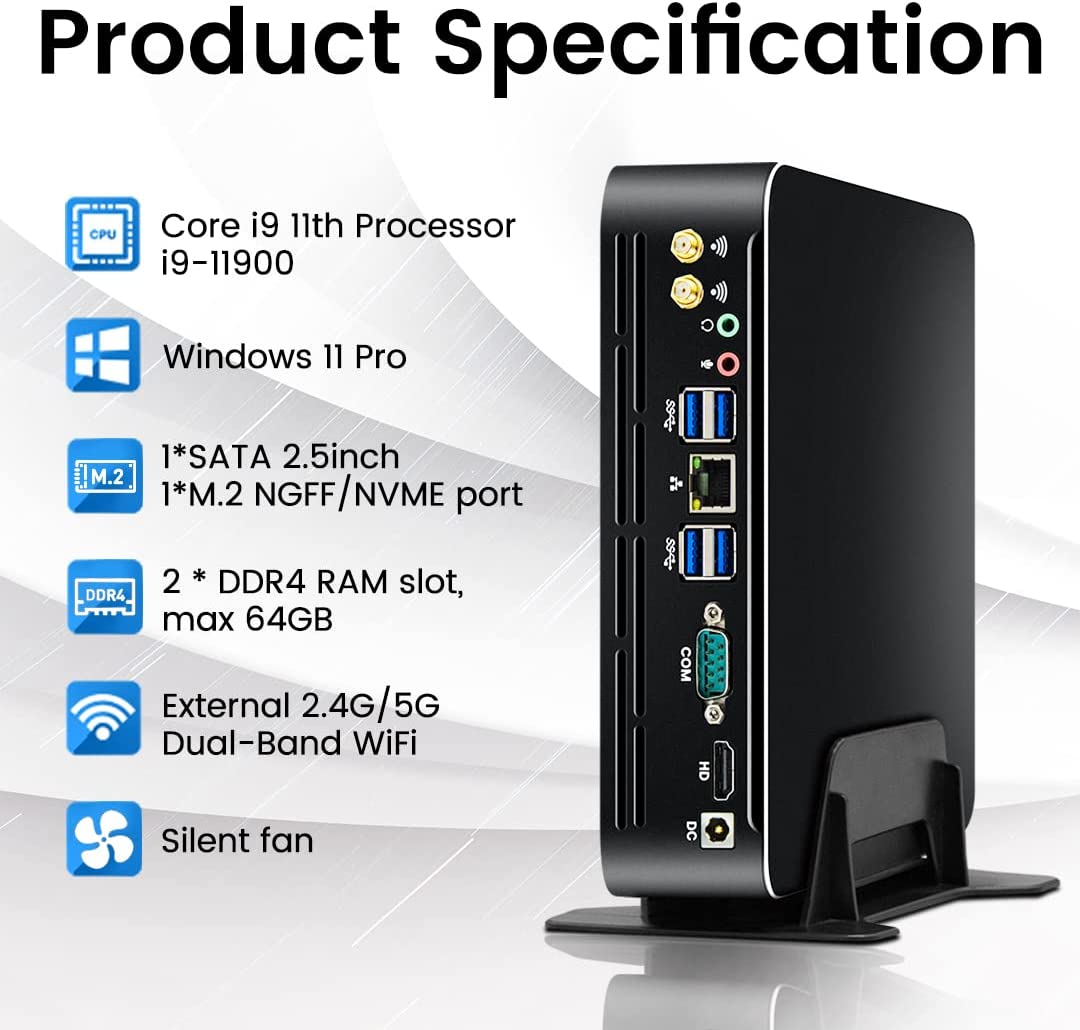 Pc Gaming I5 - Partaker 第11世代インテルミニPC Windows 11 Core i9
