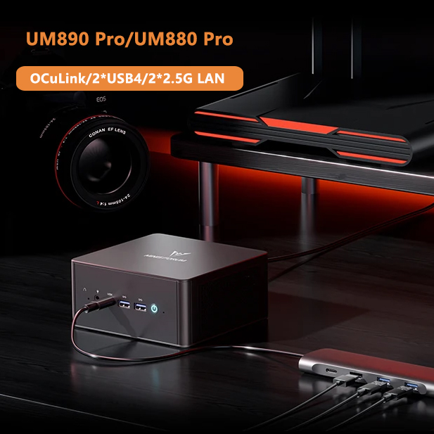 Pc Gaming Ryzen - MINISFORUM OCuLinkゲーミングミニPC UM890 UM880 Pro AMD