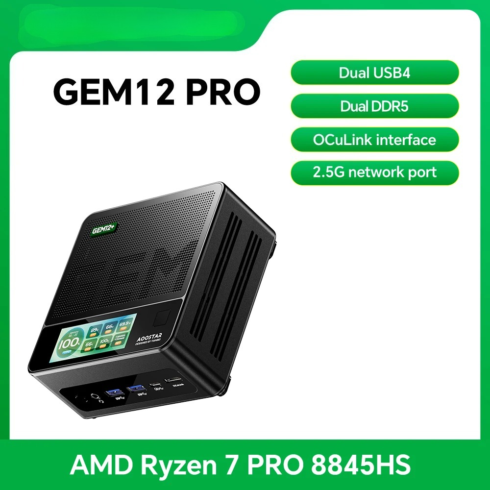 Pc Gaming Ryzen - GEM12 ProミニPC Ryzen 7 PRO 8845HS、Radeon