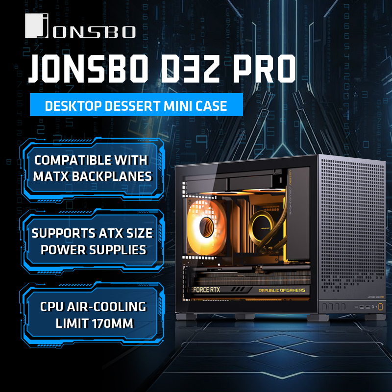 JONSBO D32 PRO リアプラグマザーボードデスクト - Pc Gaming Jonsbo のレビューと価格