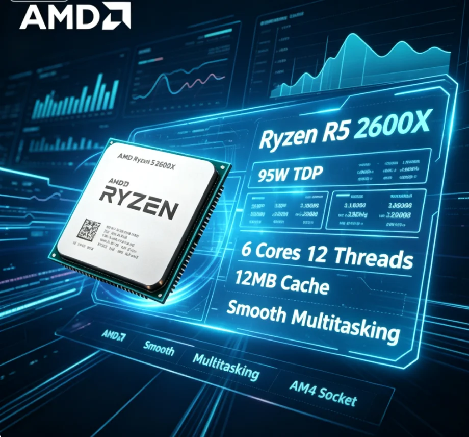AMD R5 2600X 12nm ノンボックス版プロセッサ - Pc Gaming Ryzen のレビューと価格