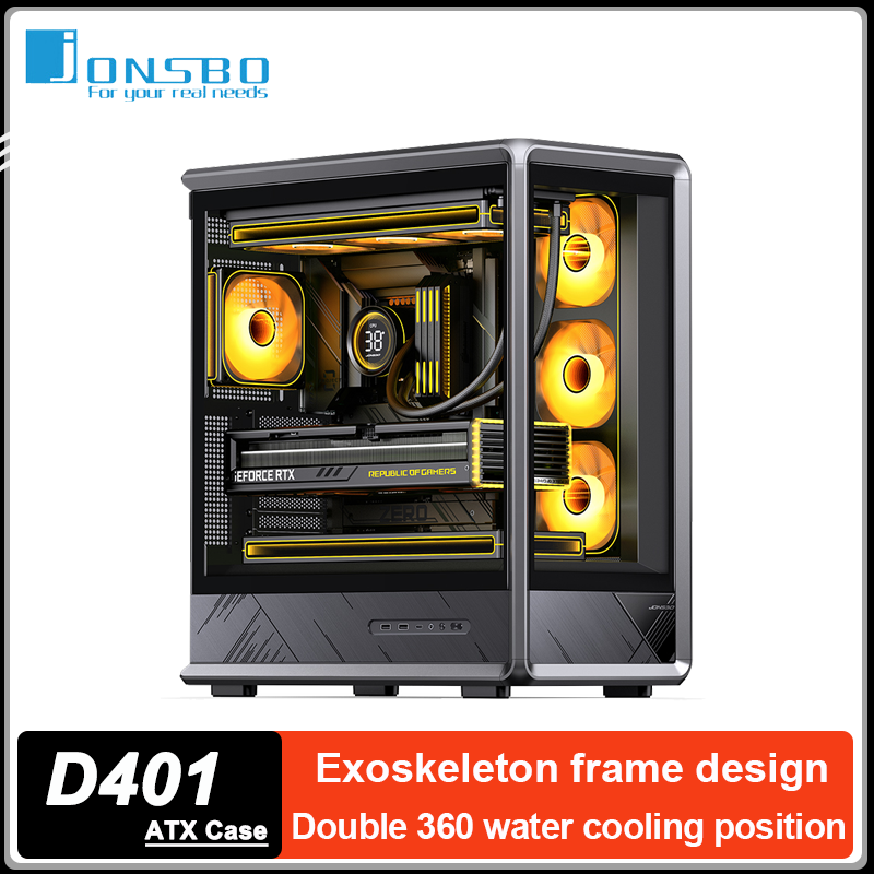 JONSBO D401 ATX PCケース エクソスケルトン - Pc Gaming Jonsbo のレビューと価格