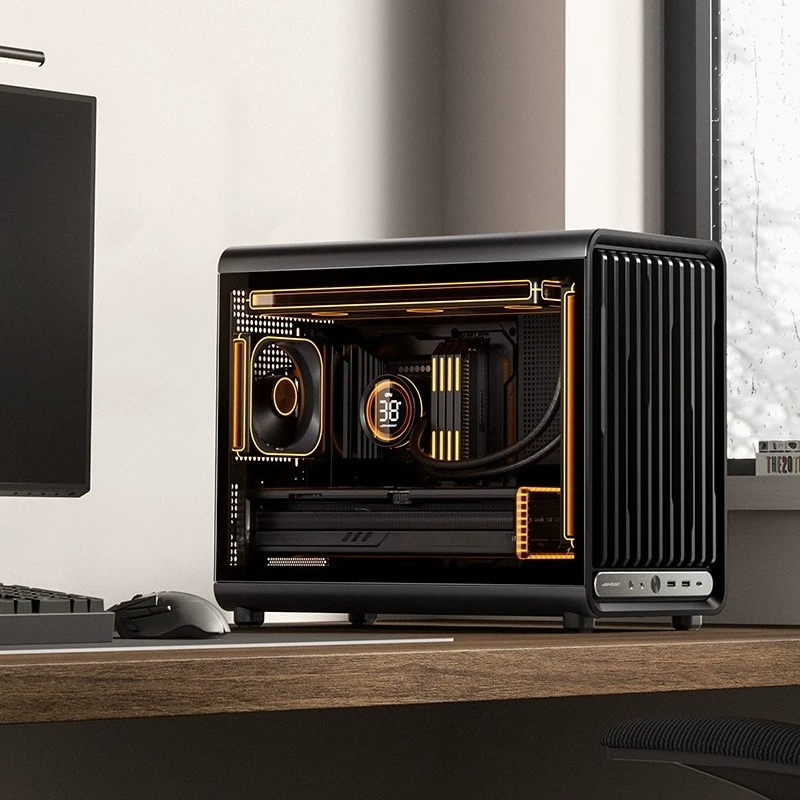MATX 360水冷対応ガラスサイドスルーケース JONSB - Pc Gaming Jonsbo のレビューと価格