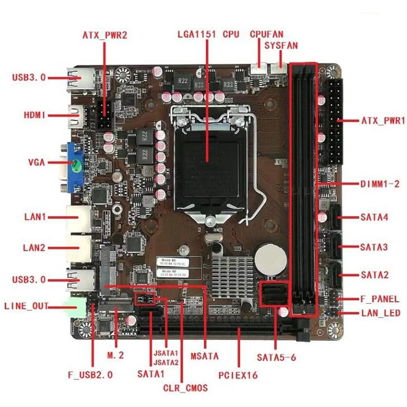 B365 Mini-ITX マザーボード LGA 1151  - Pc Gaming I5 のレビューと価格