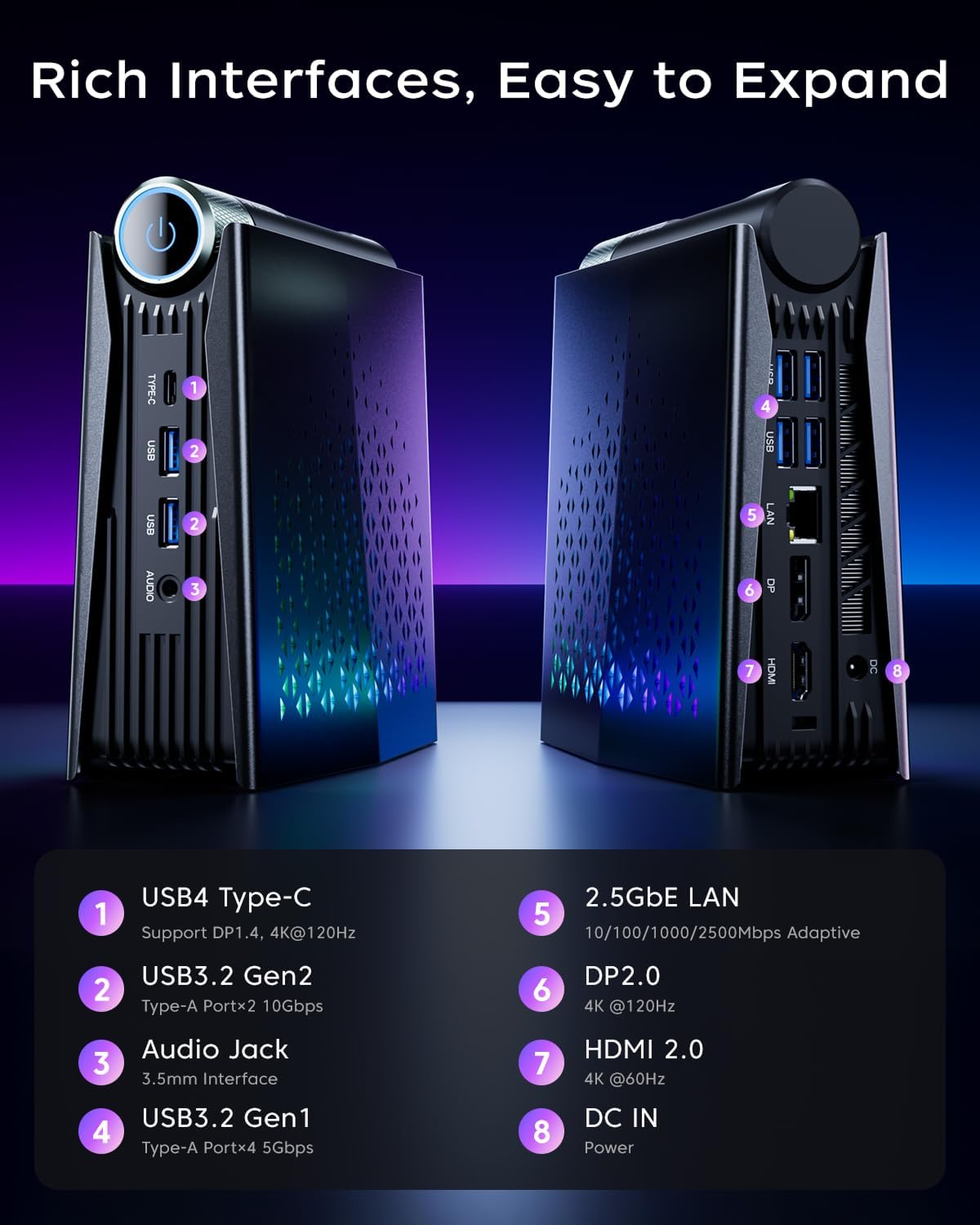 KAMRUIゲーミングミニPC Ryzen 7 H255 1 - Pc Gaming Ryzen のレビューと価格