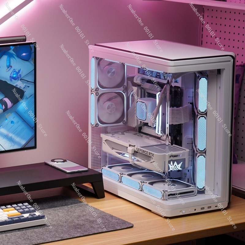曲面強化ガラス水槽PCケース シービューパノラマデスクトップ - Pc Gaming Aquarium のレビューと価格