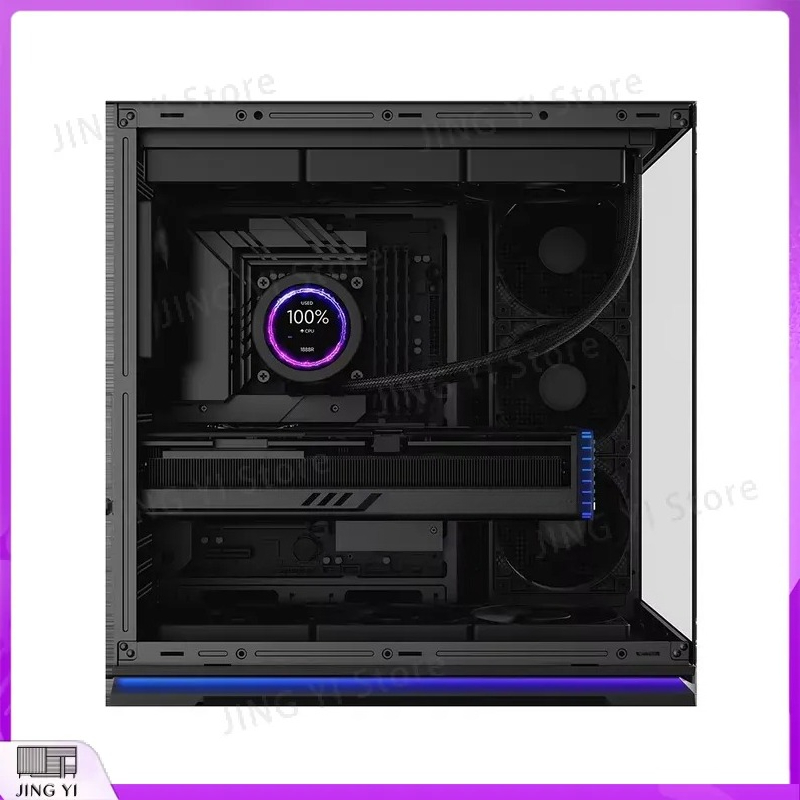 ATXミッドタワーゲーミングPCケース デュアルチャンバー水 - Pc Gaming Aquarium のレビューと価格