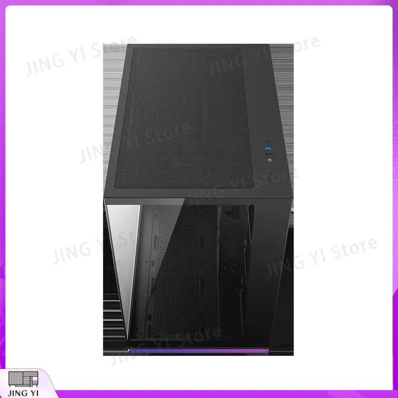 ATXミッドタワーゲーミングPCケース デュアルチャンバー水 - Pc Gaming Aquarium のレビューと価格