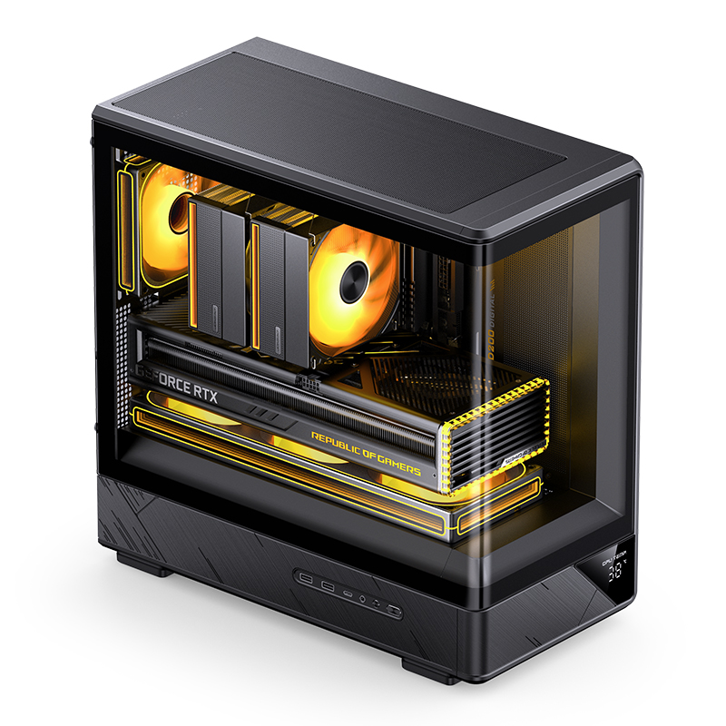 JONSBO D200 Micro ATX PCケース 曲面 - Pc Gaming Jonsbo のレビューと価格
