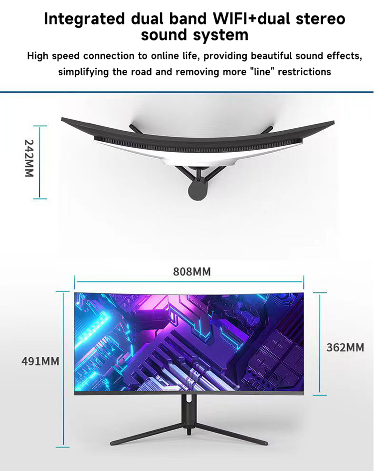 34インチ4K曲面スクリーンデスクトップパソコンオールインワ - Pc Gaming I5 のレビューと価格
